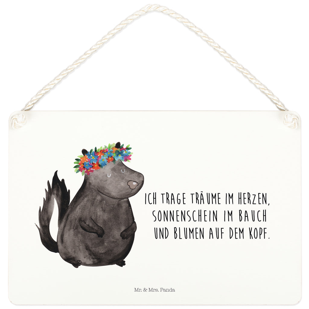 Deko Schild Stinktier Blumenmaedchen Stinktier, Skunk, Wildtier, Raubtier, Stinker, Stinki, Yoga, Namaste, Lebe, Liebe, Lache Schild, Türschild, Holzschild, Wandschild, Wanddeko  Stinktier, Skunk