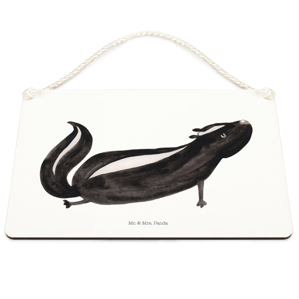 Deko Schild Stinktier Yoga Stinktier, Skunk, Wildtier, Raubtier, Stinker, Stinki, Yoga, Namaste, Lebe, Liebe, Lache Schild, Türschild, Holzschild, Wandschild, Wanddeko  Stinktier, Skunk