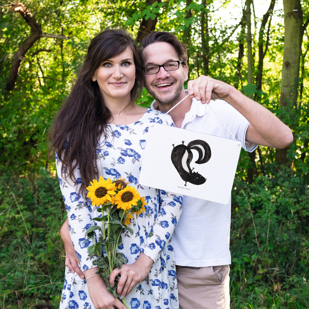 Dekoschild Stinktier Handstand Stinktier, Skunk, Wildtier, Raubtier, Stinker, Stinki, Spielplatz, verpielt, Kind,  Schild, Türschild, Holzschild, Wandschild, Wanddeko  Stinktier, Skunk