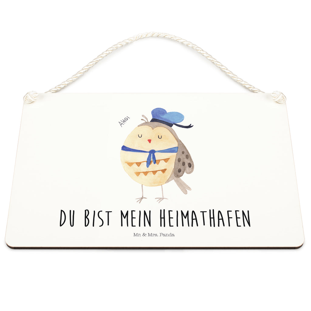 Deko Schild Eule Matrosen Eule Spruch, Eule Deko, Owl, Wortspiel lustig, Matrose, Freundin, Ehe, Seefahrer, Heimathafen, Hochzeitstag Geschenk   Schild, Türschild, Holzschild, Wandschild, Wanddeko  Eule