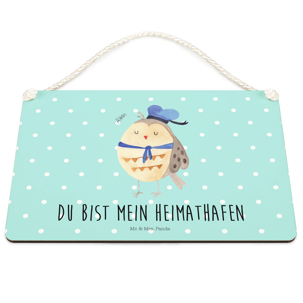 Deko Schild Eule Matrosen Eule Spruch, Eule Deko, Owl, Wortspiel lustig, Matrose, Freundin, Ehe, Seefahrer, Heimathafen, Hochzeitstag Geschenk   Schild, Türschild, Holzschild, Wandschild, Wanddeko  Eule