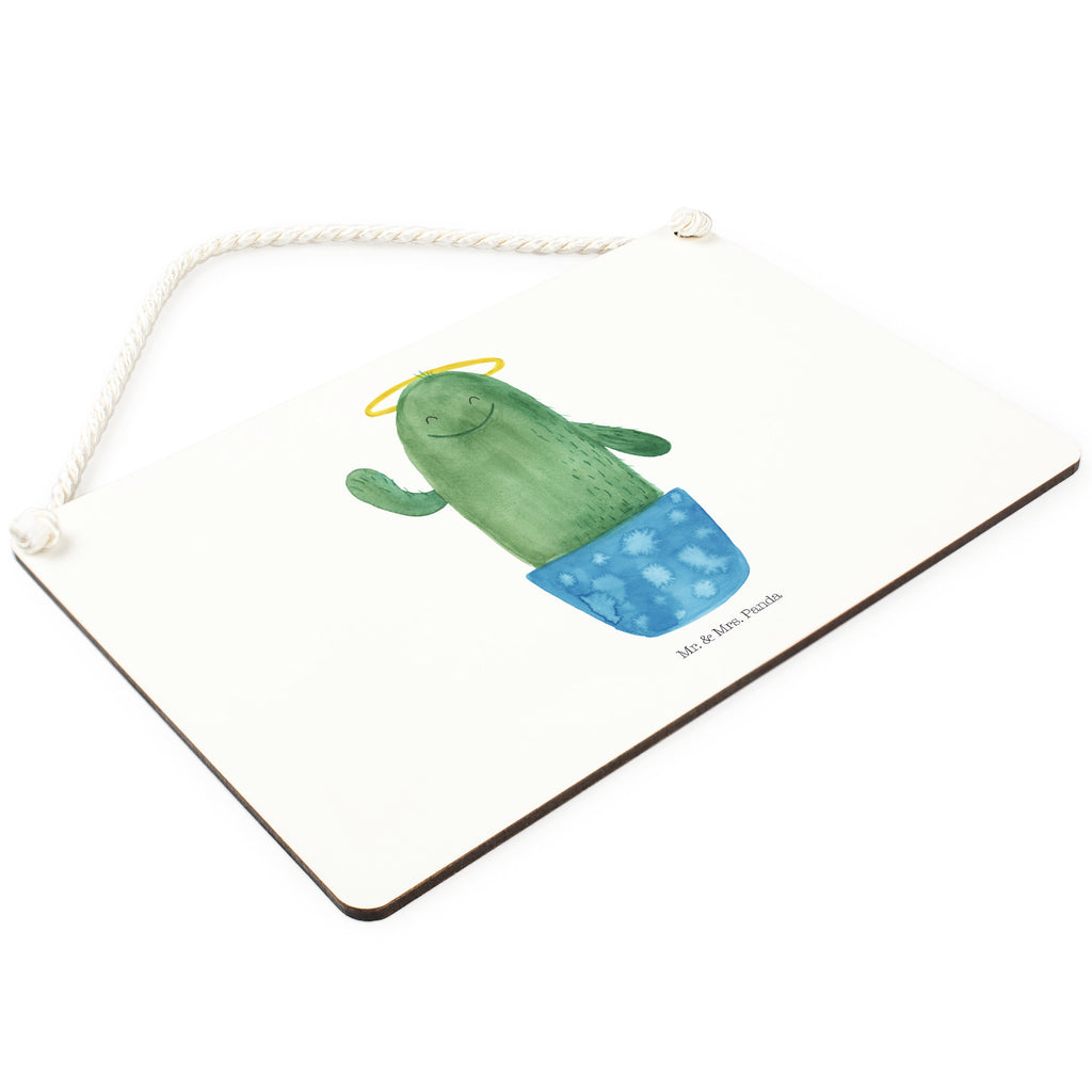 Deko Schild Kaktus Heilig Kaktus, Kakteen, frech, lustig, Kind, Eltern, Familie, Bruder, Schwester, Schwestern, Freundin, Heiligenschein Schild, Türschild, Holzschild, Wandschild, Wanddeko  Kaktus, Kakteen