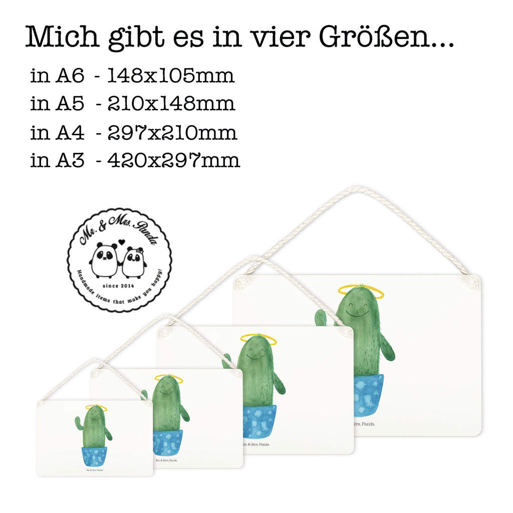 Deko Schild Kaktus Heilig Kaktus, Kakteen, frech, lustig, Kind, Eltern, Familie, Bruder, Schwester, Schwestern, Freundin, Heiligenschein Schild, Türschild, Holzschild, Wandschild, Wanddeko  Kaktus, Kakteen