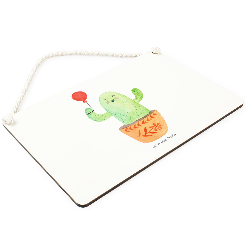 Deko Schild Kaktus Luftballon Kaktus, Kakteen, Luftballon, Neustart, Freude, Büro, Stress, Büroalltag, Freundin, Freund, Ausbildung, Prüfung, Schild, Türschild, Holzschild, Wandschild, Wanddeko  Kaktus, Kakteen