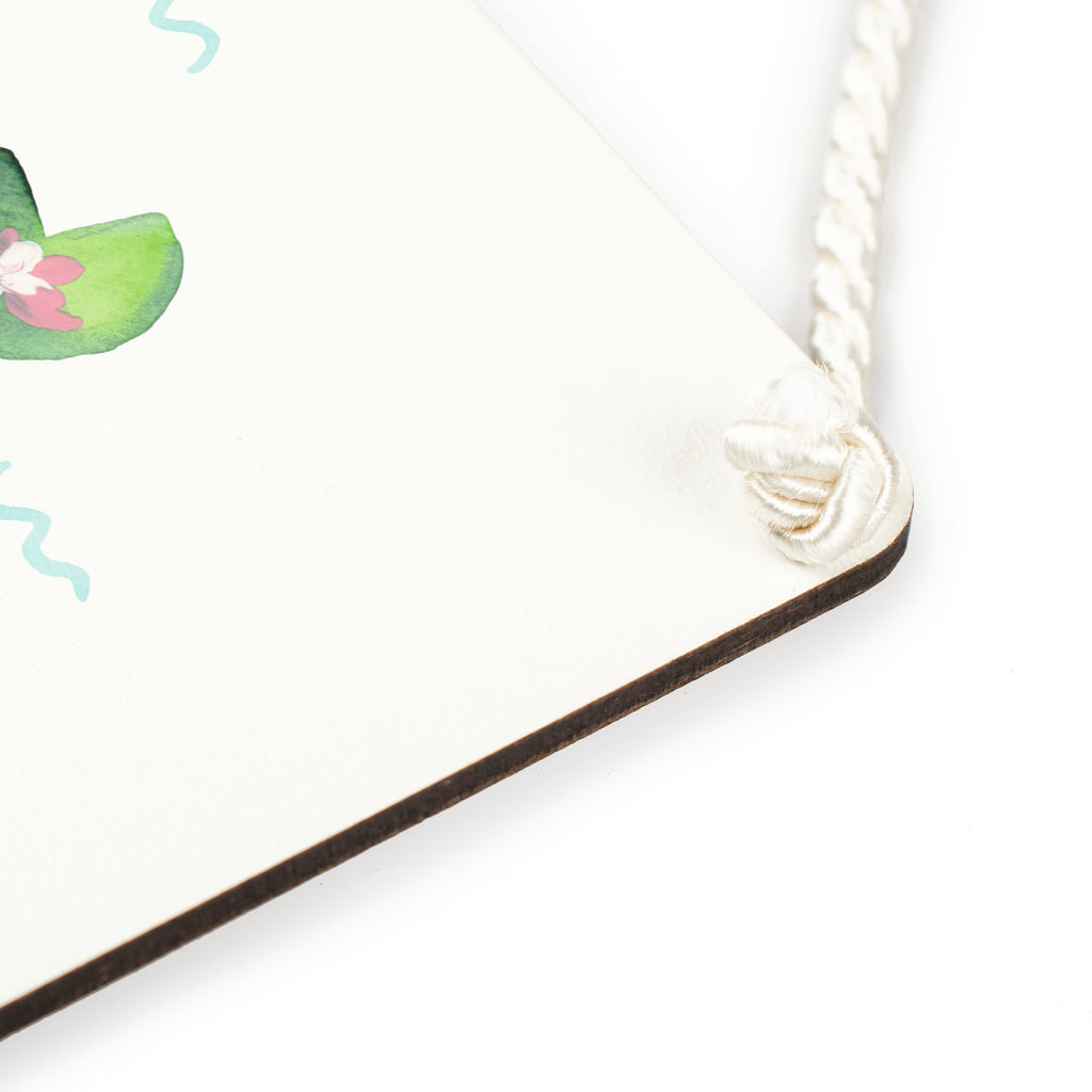 Deko Schild Otter mit Seerose Otter Seeotter See Otter Schild, Türschild, Holzschild, Wandschild, Wanddeko  Otter,  Fischotter,  Seeotter