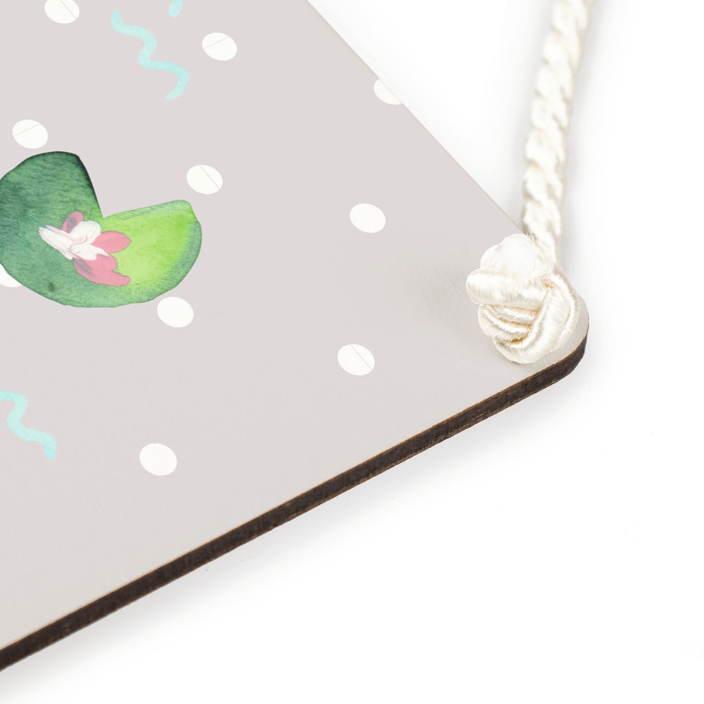 Deko Schild Otter mit Seerose Otter Seeotter See Otter Schild, Türschild, Holzschild, Wandschild, Wanddeko  Otter,  Fischotter,  Seeotter