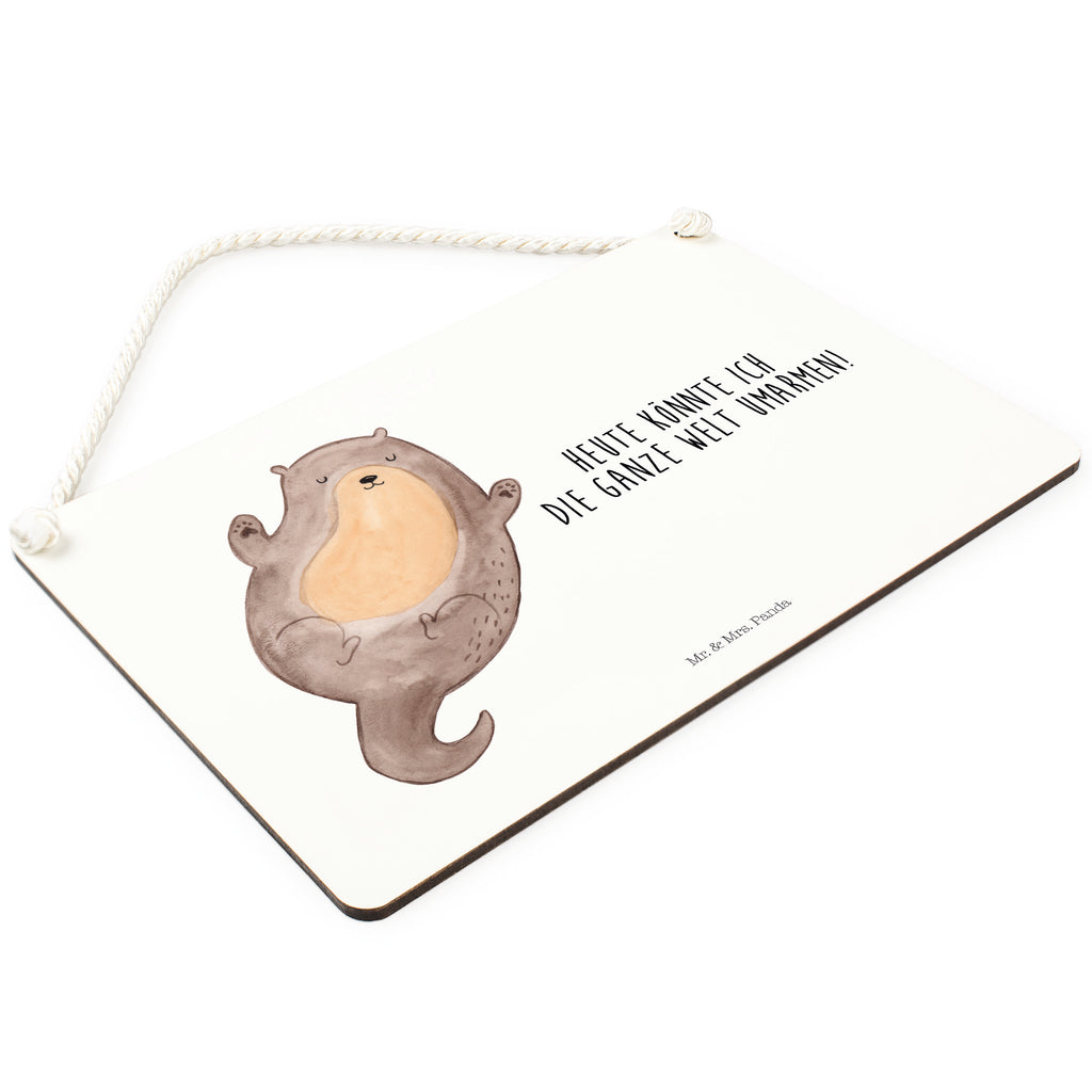 Deko Schild Otter Umarmen Otter Seeotter See Otter Schild, Türschild, Holzschild, Wandschild, Wanddeko  Otter,  Fischotter,  Seeotter