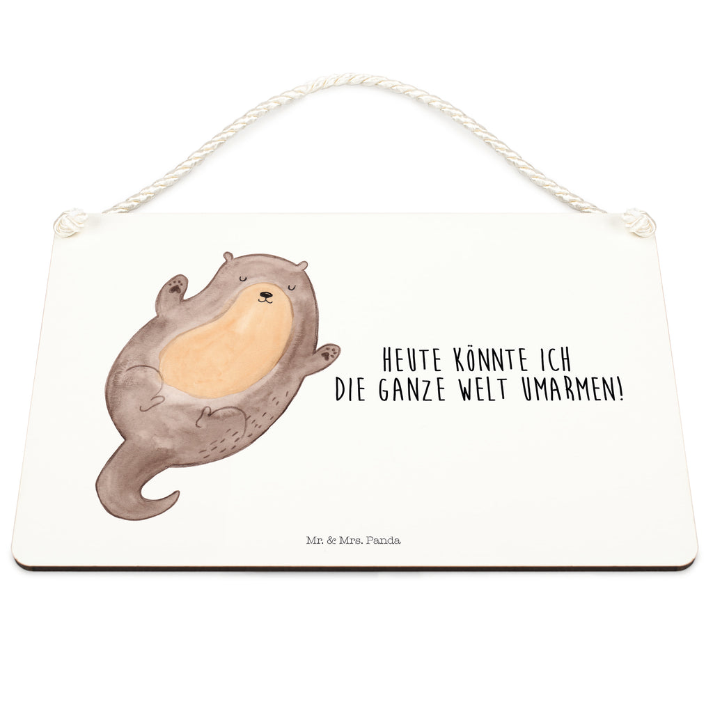 Deko Schild Otter Umarmen Otter Seeotter See Otter Schild, Türschild, Holzschild, Wandschild, Wanddeko  Otter,  Fischotter,  Seeotter