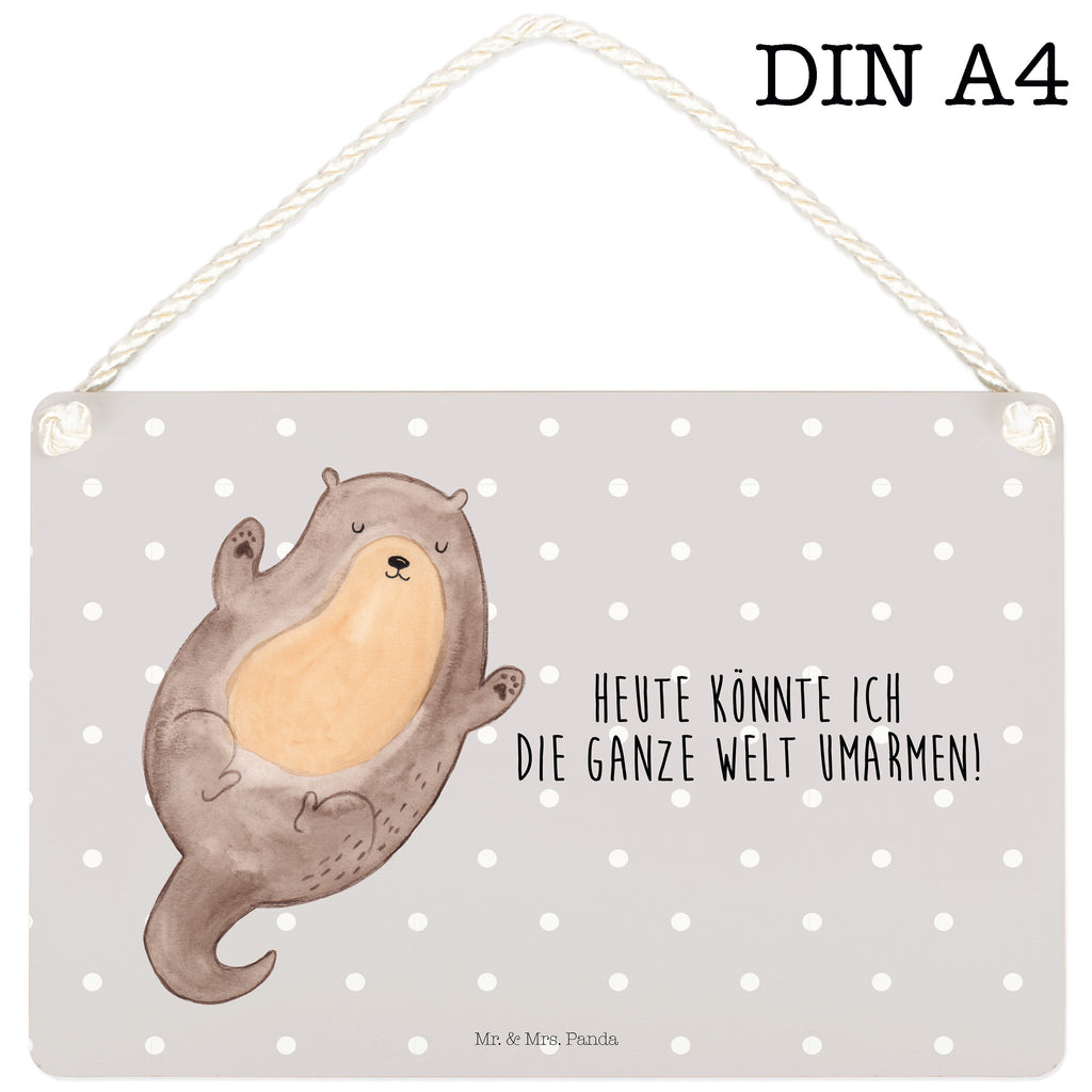 Deko Schild Otter Umarmen Otter Seeotter See Otter Schild, Türschild, Holzschild, Wandschild, Wanddeko  Otter,  Fischotter,  Seeotter