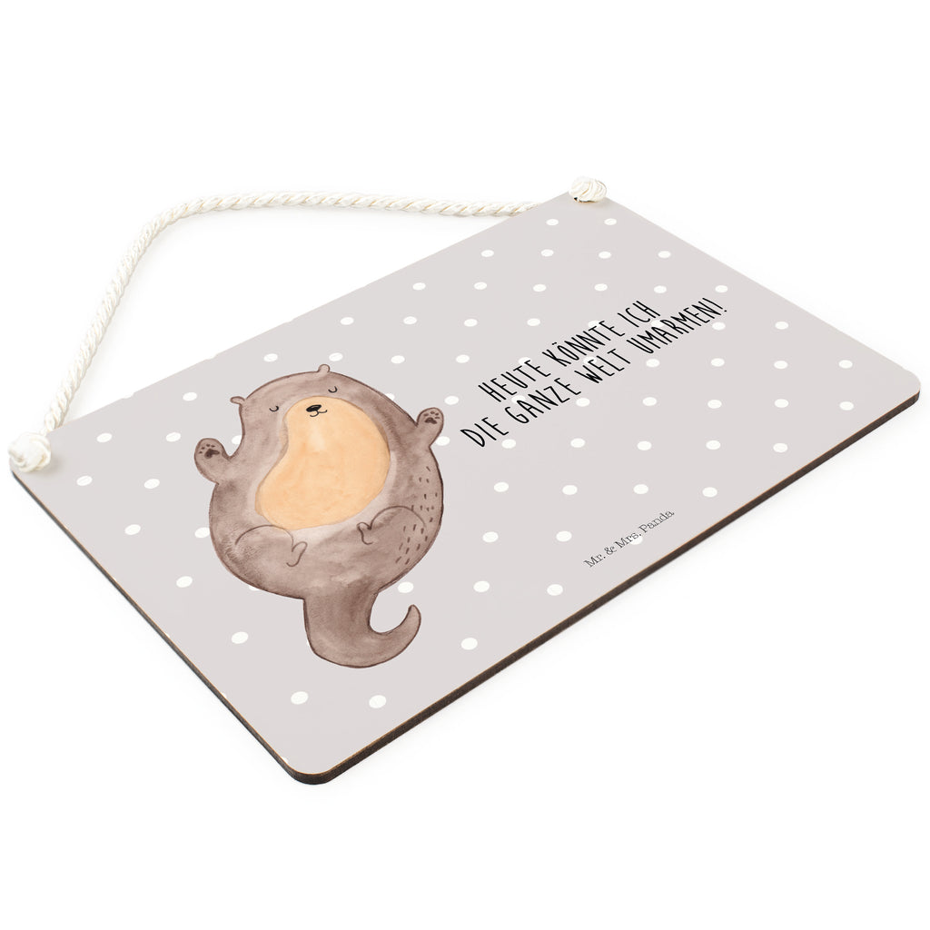 Deko Schild Otter Umarmen Otter Seeotter See Otter Schild, Türschild, Holzschild, Wandschild, Wanddeko  Otter,  Fischotter,  Seeotter