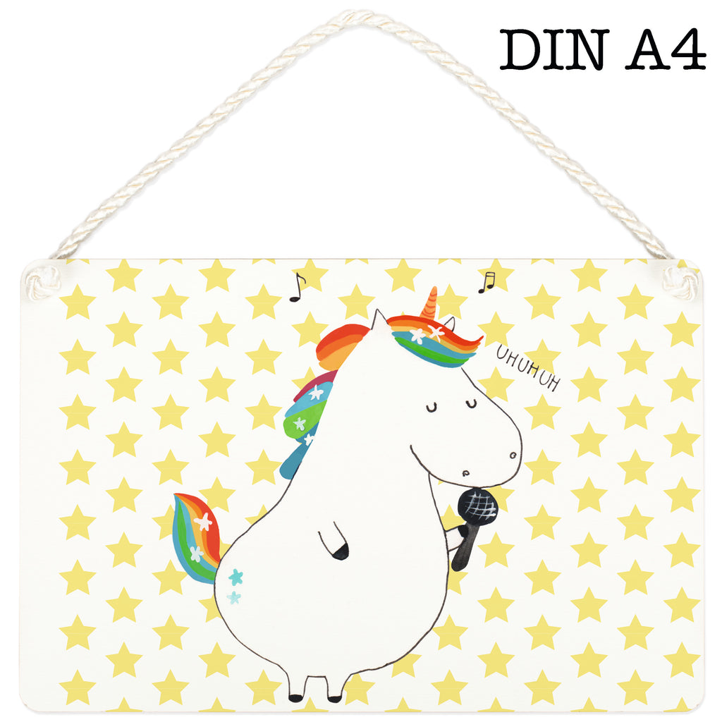 Deko Schild Einhorn Sänger Einhörner, Unicorn, Einhorn, Glitzer, Konfetti, Party, Geburtstag, Feier, Fest, Disco, Sängerin, Sänger, Freundin,  Schild, Türschild, Holzschild, Wandschild, Wanddeko  Einhorn, Einhörner, Einhorn Deko, Pegasus, Unicorn