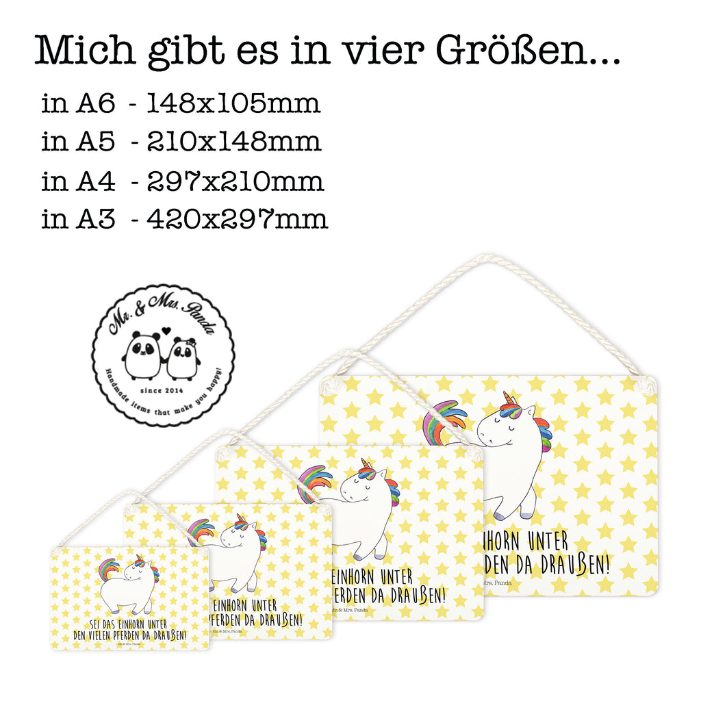 Deko Schild Einhorn stolzierend Einhorn, Einhörner, Unicorn, stolz, anders, bunt, Pferd, Reiter, Reiten, Freundin, Geschenk Schild, Türschild, Holzschild, Wandschild, Wanddeko  Einhorn, Einhörner, Einhorn Deko, Pegasus, Unicorn