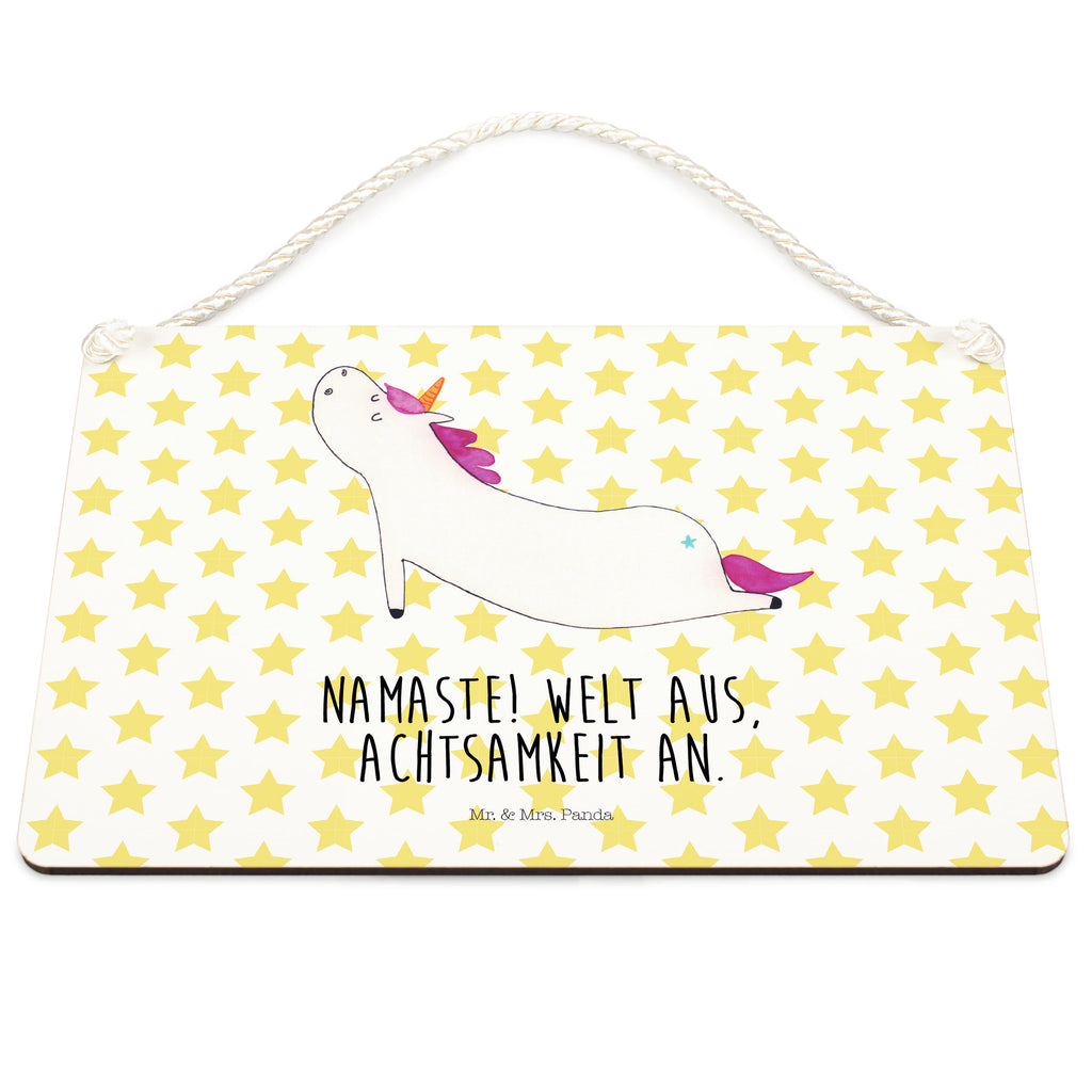 Deko Schild Einhorn Yoga Einhorn, Einhörner, Unicorn, Yoga, Namaste, Achtsamkeit, Entspannung, Joga, Yogamatte, Sport, lustig, witzig, süß Schild, Türschild, Holzschild, Wandschild, Wanddeko  Einhorn, Einhörner, Einhorn Deko, Pegasus, Unicorn