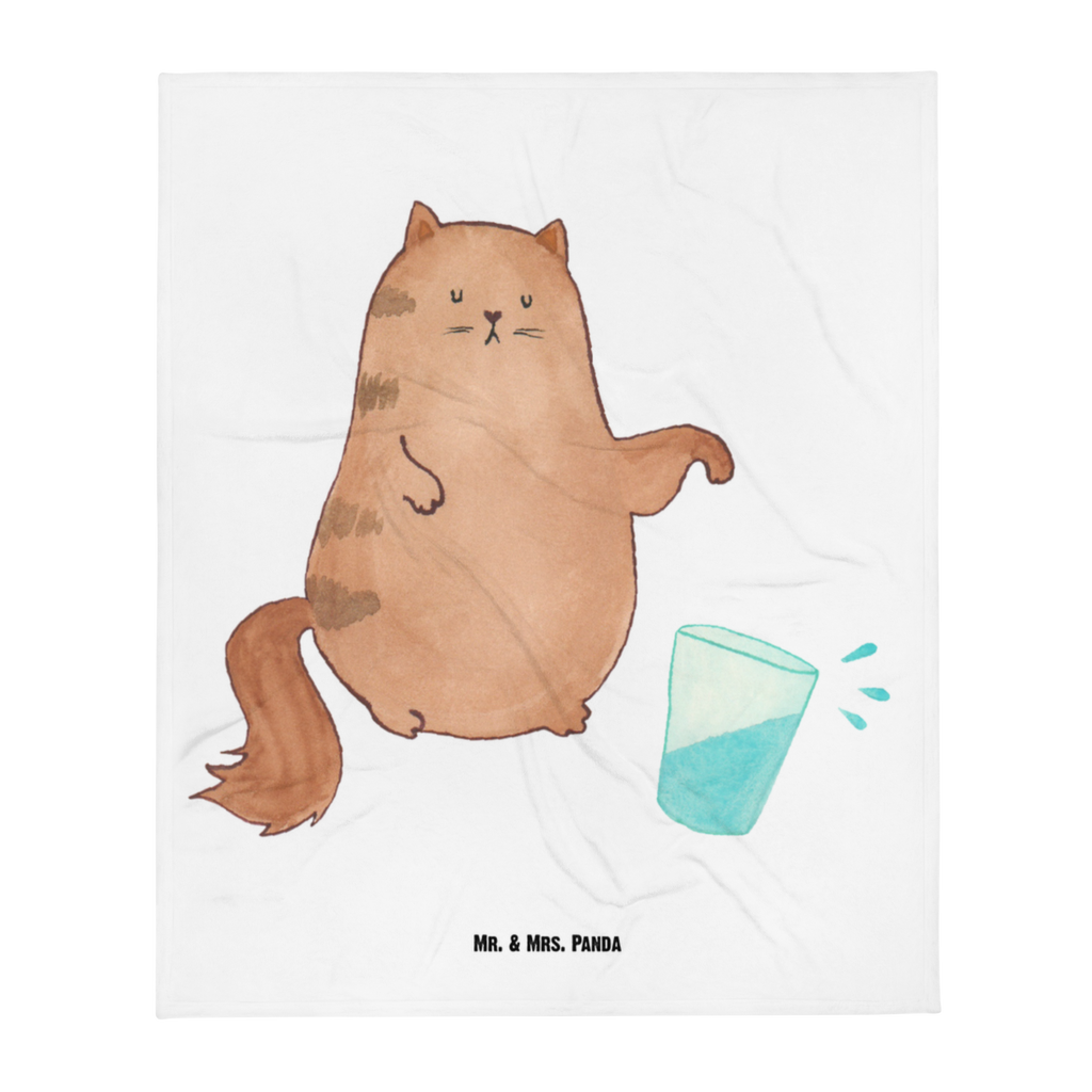 Babydecke Katze Wasserglas Katzen, Katze, Kater, Mietze, Cat, Cats, Katzenhalter, Katzenbesitzerin, Haustier, Katzenliebhaber, Wasser, Glas,	 Babydecke, Babygeschenk, Geschenk Geburt, Babyecke Kuscheldecke, Krabbeldecke  Katze, Katzenmotiv, Katzenfan, Katzendeko, Katzenfreund, Katzenliebhaber
