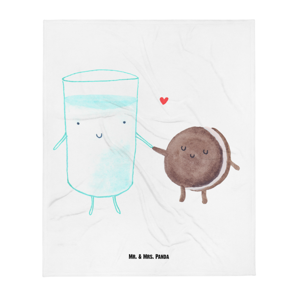 Babydecke Milch & Keks Babydecke, Babygeschenk, Geschenk Geburt, Babyecke Kuscheldecke, Krabbeldecke, Tiermotive, Gute Laune, lustige Sprüche, Tiere, Milk, Cookie, Milch, Keks, Kekse, Kaffee, Einladung Frühstück, Motiv süß, romantisch, perfektes Paar