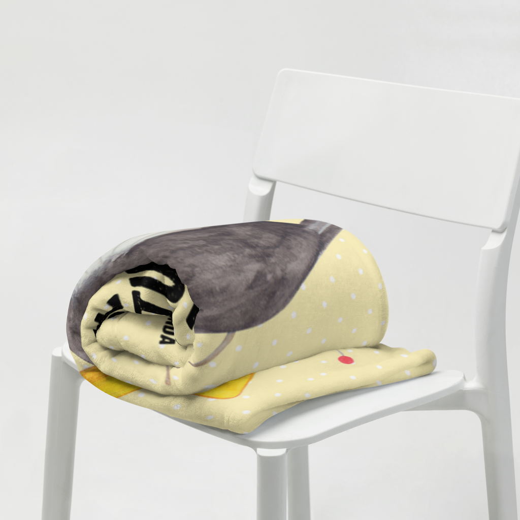 Babydecke Rabe mit Sombrero Babydecke, Babygeschenk, Geschenk Geburt, Babyecke Kuscheldecke, Krabbeldecke, Tiermotive, Gute Laune, lustige Sprüche, Tiere, Rabe, Vogel, Vögel, Spruch positiv, fröhlich sein, glücklich sein, Glück Spruch, froh, Elster, Motivation