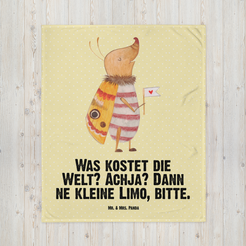 Babydecke Nachtfalter mit Fähnchen Nachtfalter, Käfer, Spruch lustig, Spruch witzig, süß, niedlich, Küche Deko, Was kostet die Welt Babydecke, Babygeschenk, Geschenk Geburt, Babyecke Kuscheldecke, Krabbeldecke  süße Tiermotive, gute Laune, lustige Sprüche, Tiere