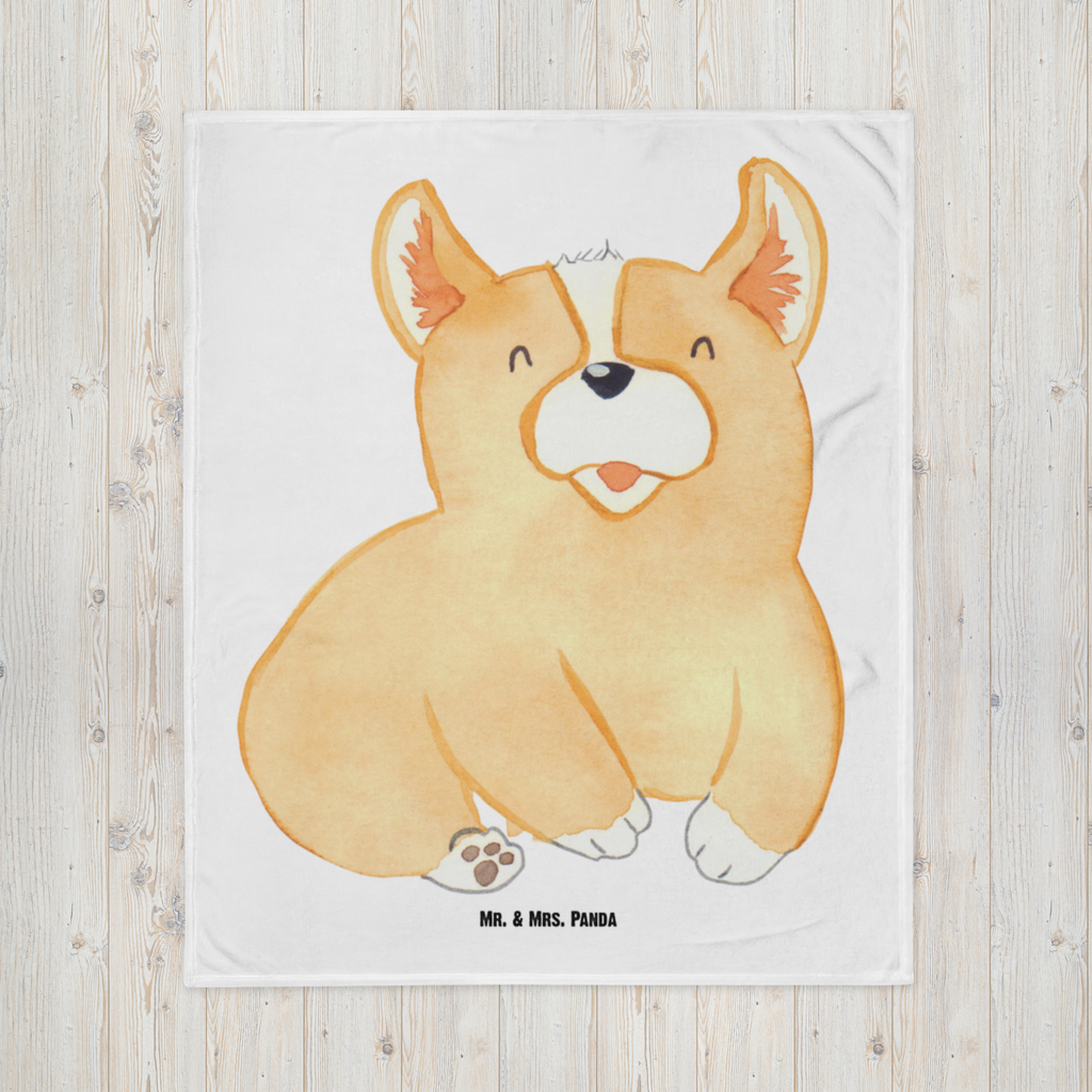 Babydecke Corgie Corgie, Hund, Welsh Corgie Pembroke, britisch, Motivation, Spruch, Sprüche, Hundespruch, Lebensfreude	 Babydecke, Babygeschenk, Geschenk Geburt, Babyecke Kuscheldecke, Krabbeldecke  Hund, Hundemotiv, Haustier, Hunderasse, Tierliebhaber, Hundebesitzer, Sprüche