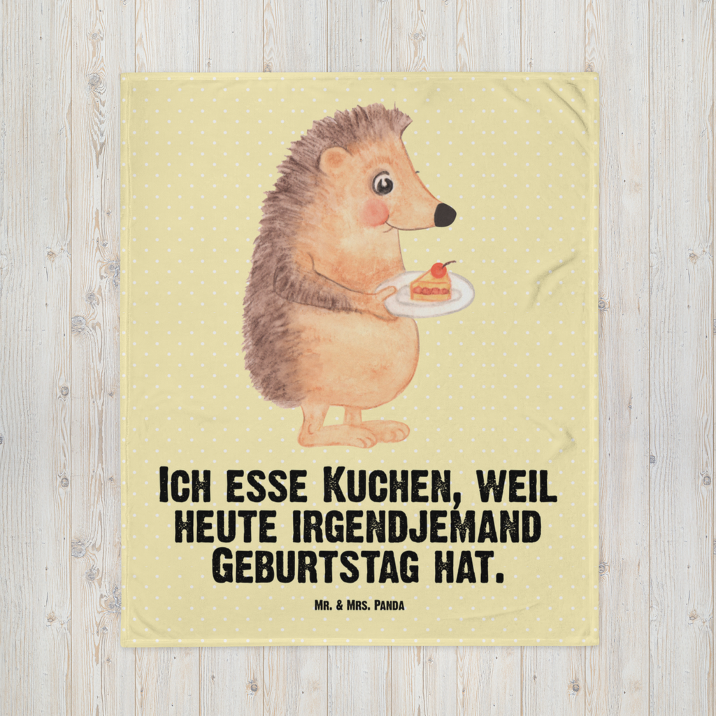 Babydecke Igel mit Kuchenstück Igel, Essen Spruch, Kuchen, Backen Geschenk, Kuchen backen, Einladung Party, Geburtstagskuchen, Torte  Babydecke, Babygeschenk, Geschenk Geburt, Babyecke Kuscheldecke, Krabbeldecke  süße Tiermotive, gute Laune, lustige Sprüche, Tiere