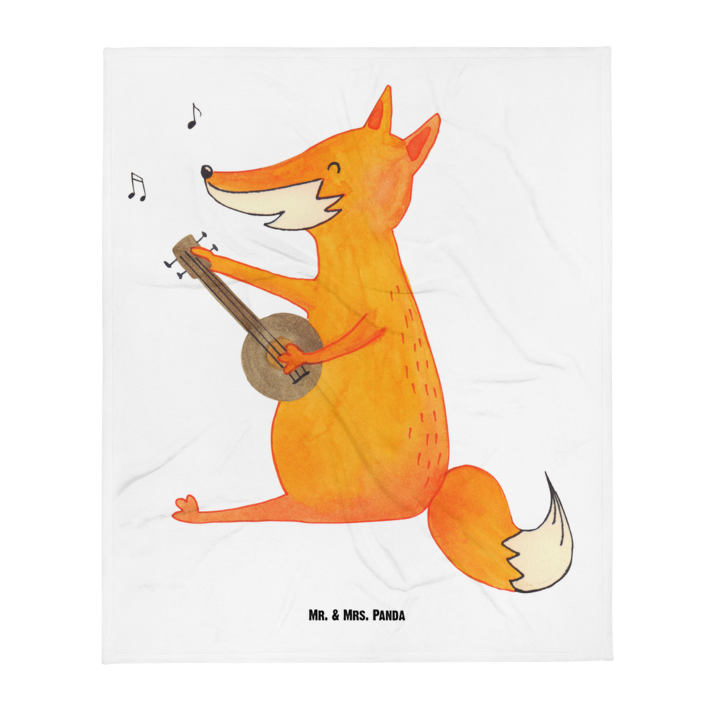 Babydecke Fuchs Gitarre Fuchs, Füchse, Geschenk Musiker, Musik Spruch, Musikerin, Sänger, Sängerin, Gitarre,  Babydecke, Babygeschenk, Geschenk Geburt, Babyecke Kuscheldecke, Krabbeldecke  Fuchs