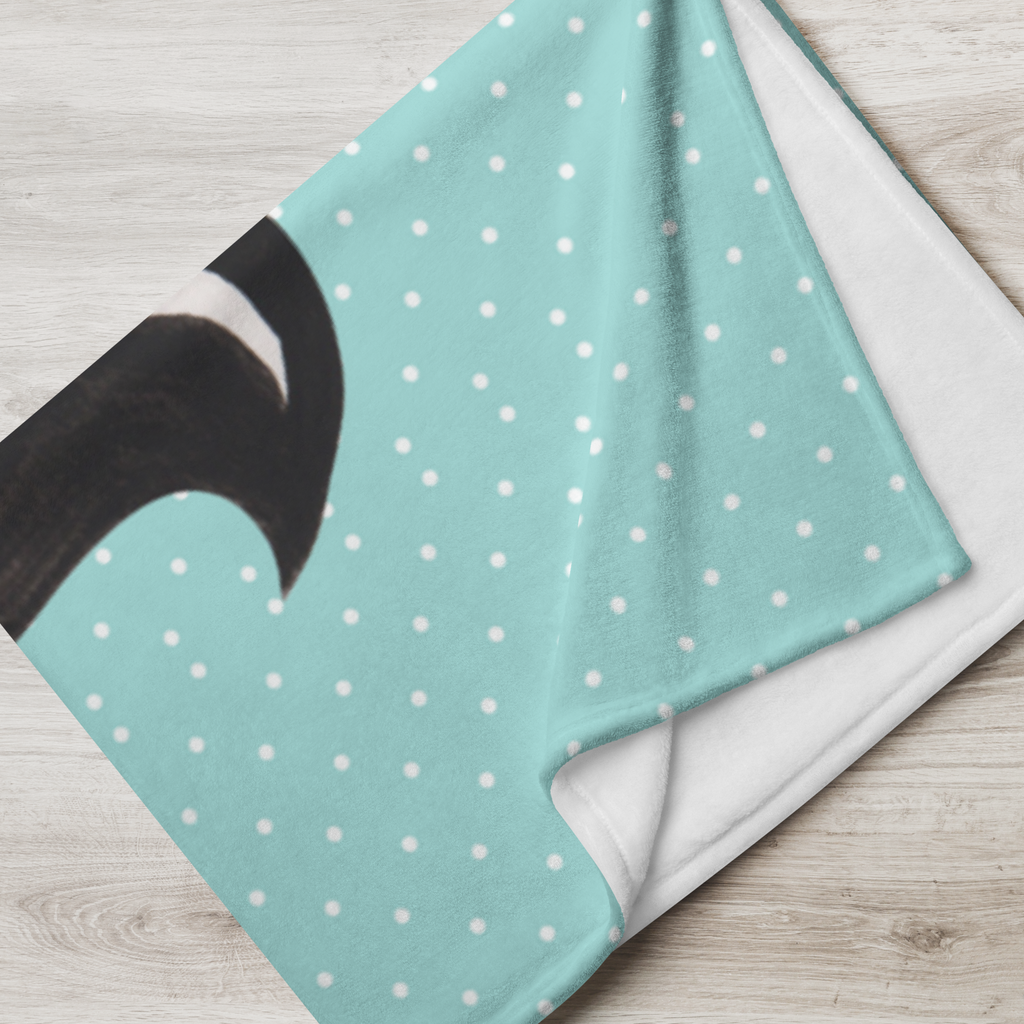 Babydecke Stinktier Blume Stinktier, Skunk, Wildtier, Raubtier, Stinker, Stinki, Tagträumer, verträumt, Dreams, Träume Babydecke, Babygeschenk, Geschenk Geburt, Babyecke Kuscheldecke, Krabbeldecke  Stinktier, Skunk