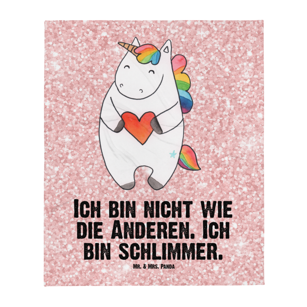 Babydecke Einhorn Herz Einhorn, Herz, Einhörner, Unicorn, schlimm, böse, witzig, lustig, Freundin, anders, bunt Babydecke, Babygeschenk, Geschenk Geburt, Babyecke Kuscheldecke, Krabbeldecke  Einhorn, Einhörner, Einhorn Deko, Pegasus, Unicorn
