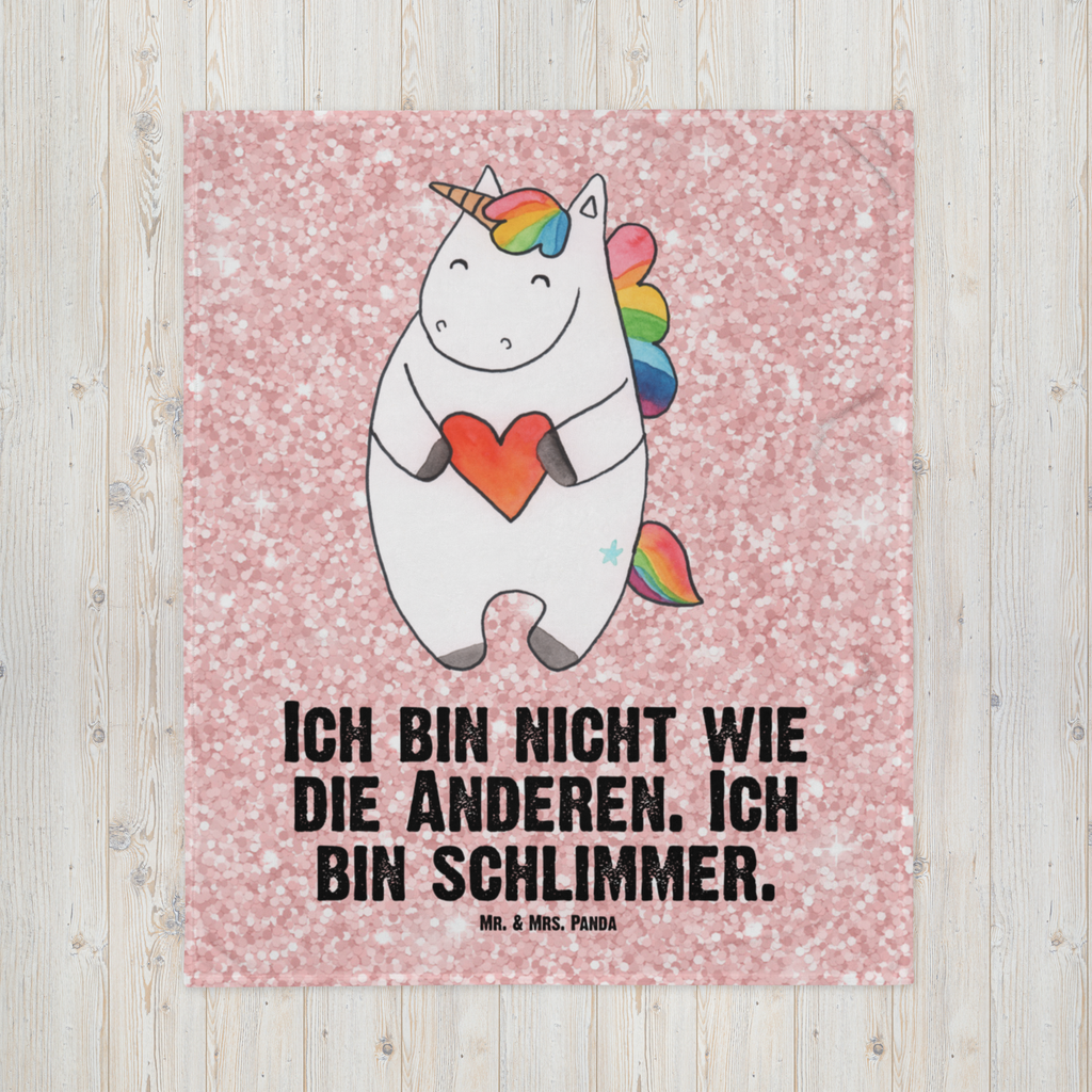 Babydecke Einhorn Herz Einhorn, Herz, Einhörner, Unicorn, schlimm, böse, witzig, lustig, Freundin, anders, bunt Babydecke, Babygeschenk, Geschenk Geburt, Babyecke Kuscheldecke, Krabbeldecke  Einhorn, Einhörner, Einhorn Deko, Pegasus, Unicorn