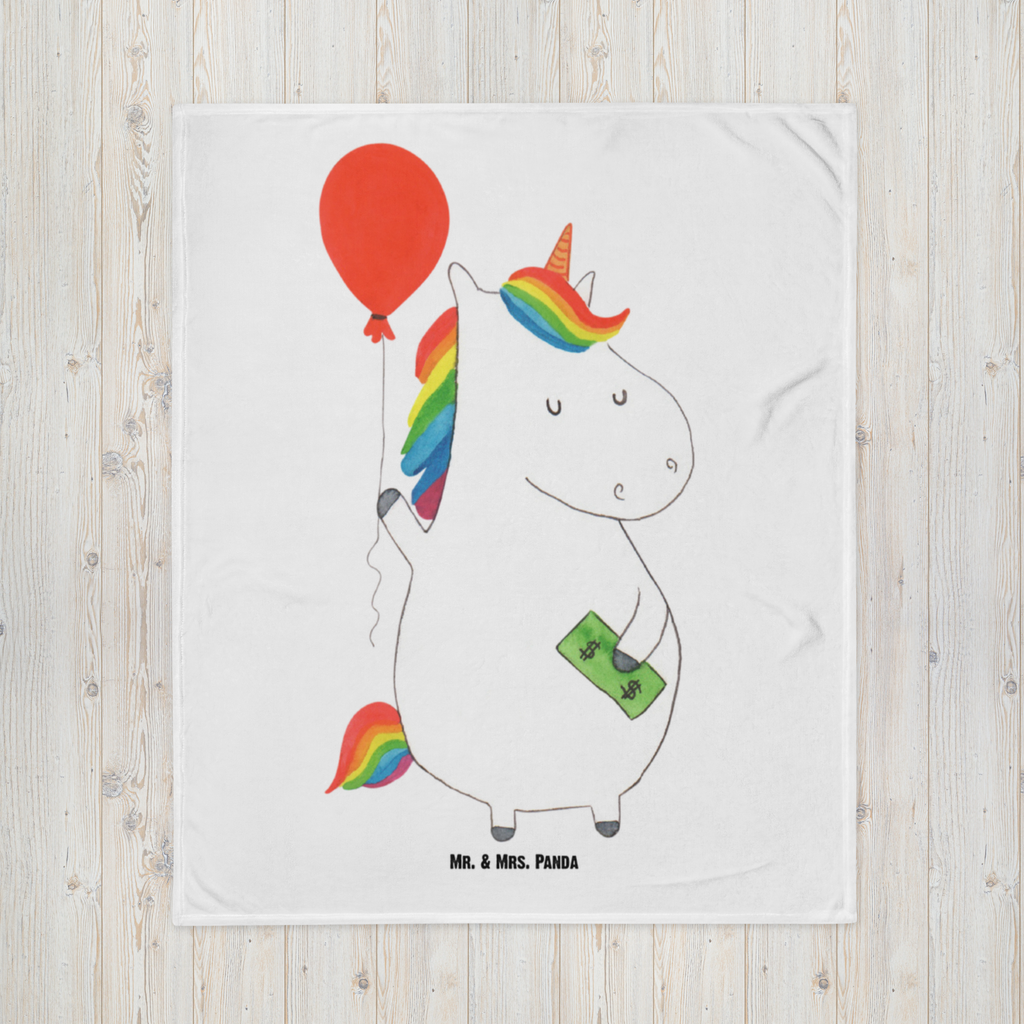 Babydecke Einhorn Luftballon Einhorn, Einhörner, Unicorn, Luftballon, Geld, Lebenslust, Freude, Geschenk, Freundin	 Babydecke, Babygeschenk, Geschenk Geburt, Babyecke Kuscheldecke, Krabbeldecke  Einhorn, Einhörner, Einhorn Deko, Pegasus, Unicorn