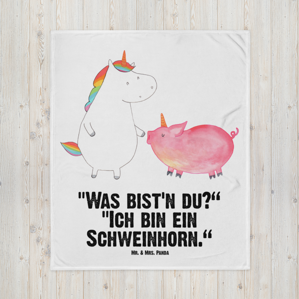 Babydecke Einhorn + Schweinhorn Babydecke, Babygeschenk, Geschenk Geburt, Babyecke Kuscheldecke, Krabbeldecke, Einhorn, Einhörner, Einhorn Deko, Pegasus, Unicorn, Freundschaft, Schweinhorn, Schwein, Freundin, Schweinchen