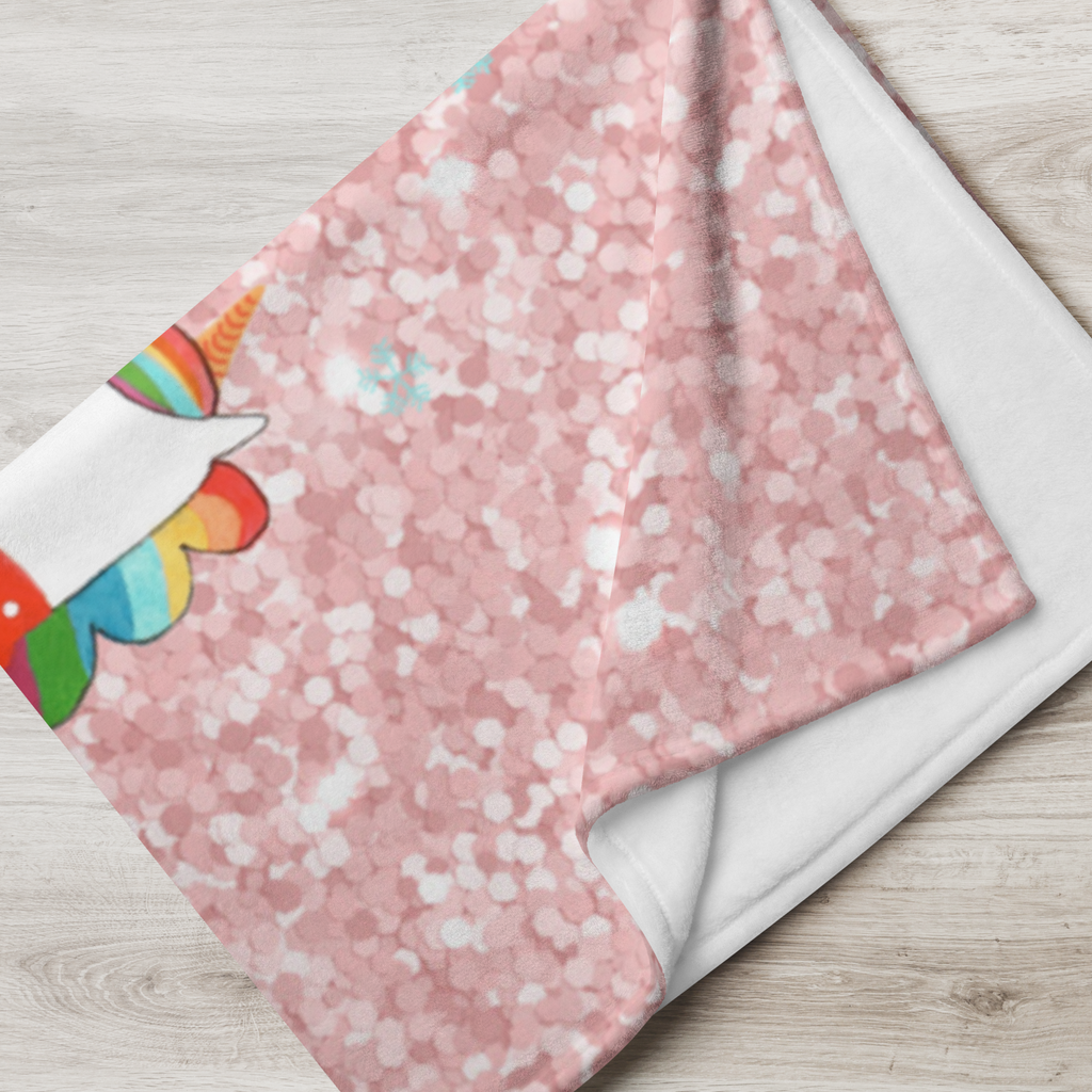 Babydecke Einhorn Schneemann Einhorn, Unicorn, Schneemann, Winter, Schnee, Kuchen, Weihnachten, kalt, Mütze, Handschuhe, X-Mas Babydecke, Babygeschenk, Geschenk Geburt, Babyecke Kuscheldecke, Krabbeldecke  Einhorn, Einhörner, Einhorn Deko, Pegasus, Unicorn