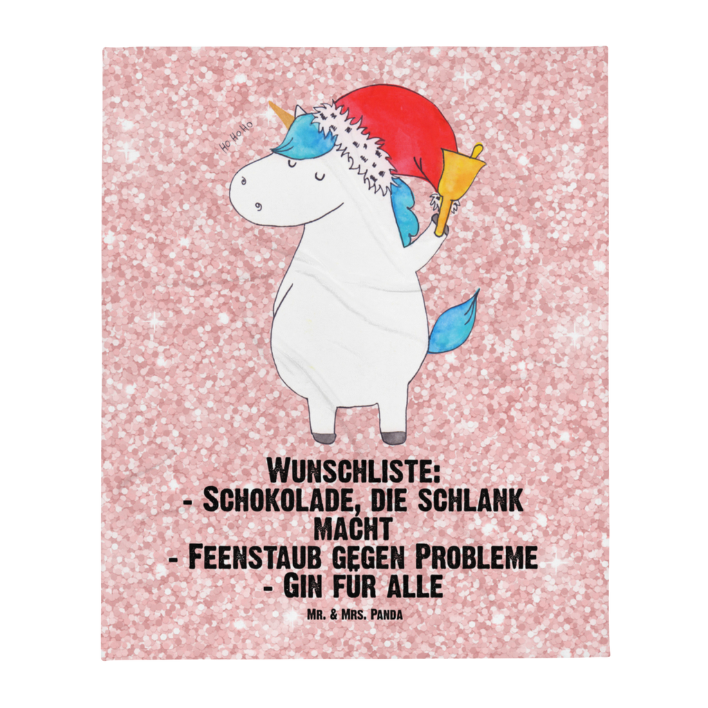 Babydecke Einhorn Weihnachtsmann Gin, Schokolade, Schoki, Einhorn, Einhörner, Unicorn, Weihnachten, Weihnachtsmann, Nikolaus, Wunschzettel, Wunschliste, Feenstaub Babydecke, Babygeschenk, Geschenk Geburt, Babyecke Kuscheldecke, Krabbeldecke  Einhorn, Einhörner, Einhorn Deko, Pegasus, Unicorn
