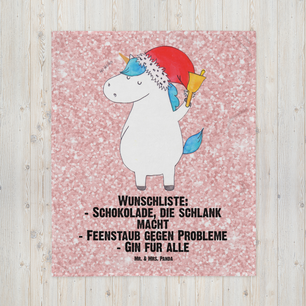 Babydecke Einhorn Weihnachtsmann Gin, Schokolade, Schoki, Einhorn, Einhörner, Unicorn, Weihnachten, Weihnachtsmann, Nikolaus, Wunschzettel, Wunschliste, Feenstaub Babydecke, Babygeschenk, Geschenk Geburt, Babyecke Kuscheldecke, Krabbeldecke  Einhorn, Einhörner, Einhorn Deko, Pegasus, Unicorn