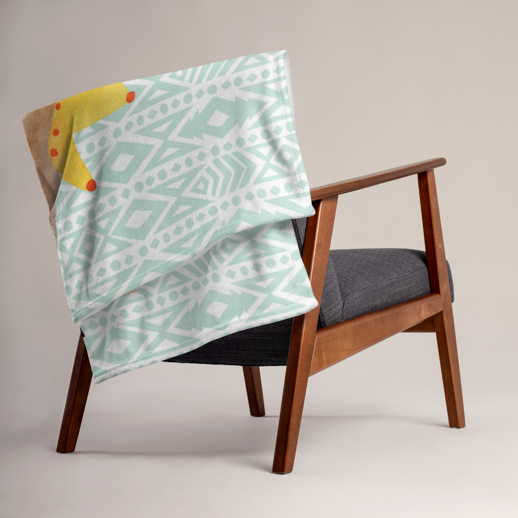 Babydecke Lamakopf König Lama, Lamas, König, Königin, Freundin, Mama, Papa, Büro Kollege, Kollegin, Chef, Vorgesetzter, Abi, Abitur Babydecke, Babygeschenk, Geschenk Geburt, Babyecke Kuscheldecke, Krabbeldecke  Lama, Alpaka