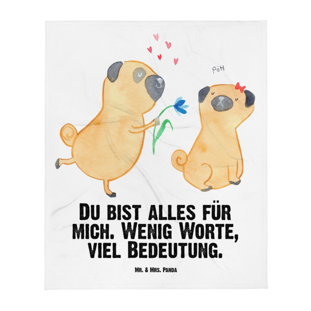 Babydecke Mops verliebt  	Mops, Möpse, Hund, Hundeliebe, verliebt, Liebe, Liebesspruch. Verlobt, Geschenk Freund, Partner Babydecke, Babygeschenk, Geschenk Geburt, Babyecke Kuscheldecke, Krabbeldecke  Hund, Hundemotiv, Haustier, Hunderasse, Tierliebhaber, Hundebesitzer, Sprüche