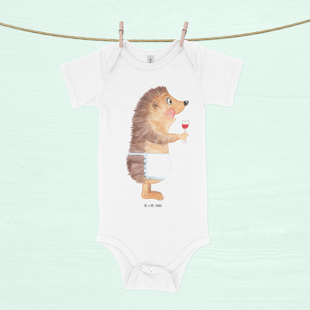 Organic Baby Body Igel mit Wein Wein Spruch, Igel, Geschenk Weintrinker, Geschenk Weinliebhaber, Wein Deko, Weinglas, Rotwein, Weißwein, Wein trinken Babykleidung, Babystrampler, Strampler, Wickelbody,  Baby Erstausstattung   süße Tiermotive, gute Laune, lustige Sprüche, Tiere