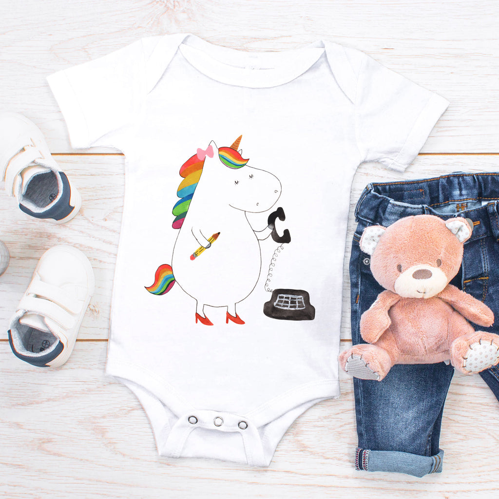 Organic Baby Body Einhorn Sekretärin