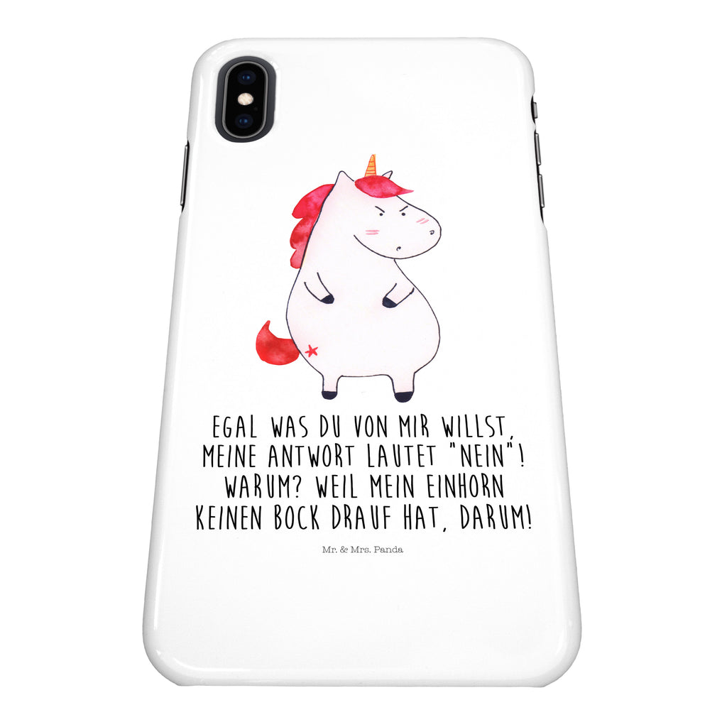 Handyhülle Einhorn wütend