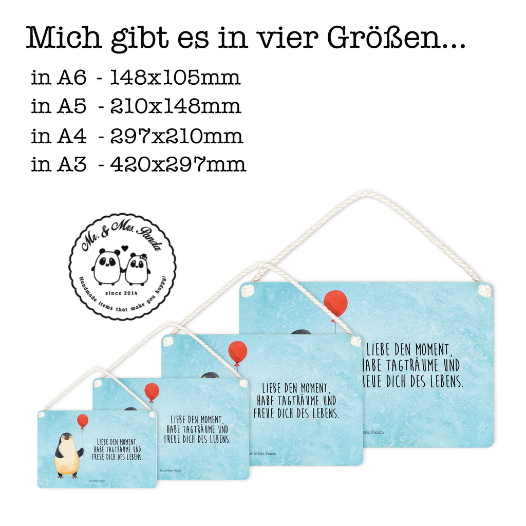 Deko Schild Pinguin Luftballon Pinguin, Pinguine, Luftballon, Tagträume, Lebenslust, Geschenk Freundin, Geschenkidee, beste Freundin, Motivation, Neustart, neues Leben, Liebe, Glück Schild, Türschild, Holzschild, Wandschild, Wanddeko  Pinguin
