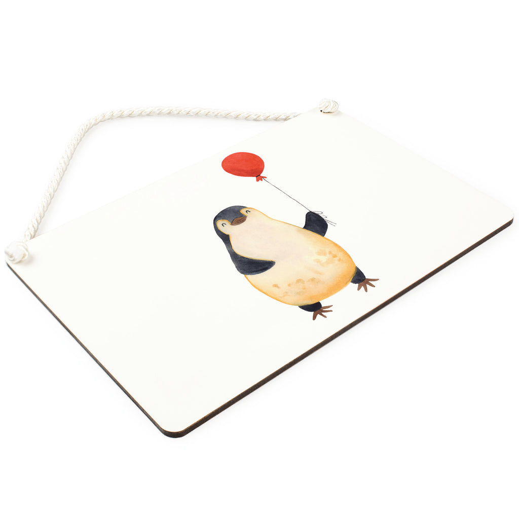 Deko Schild Pinguin Luftballon Pinguin, Pinguine, Luftballon, Tagträume, Lebenslust, Geschenk Freundin, Geschenkidee, beste Freundin, Motivation, Neustart, neues Leben, Liebe, Glück Schild, Türschild, Holzschild, Wandschild, Wanddeko  Pinguin