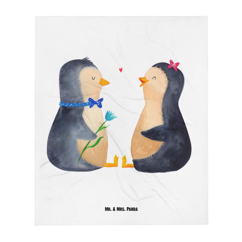 Babydecke Pinguin Pärchen Pinguin, Pinguine, Liebe, Liebespaar, Liebesbeweis, Liebesgeschenk, Verlobung, Jahrestag, Hochzeitstag, Hochzeit, Hochzeitsgeschenk, große Liebe, Traumpaar Babydecke, Babygeschenk, Geschenk Geburt, Babyecke Kuscheldecke, Krabbeldecke  Pinguin