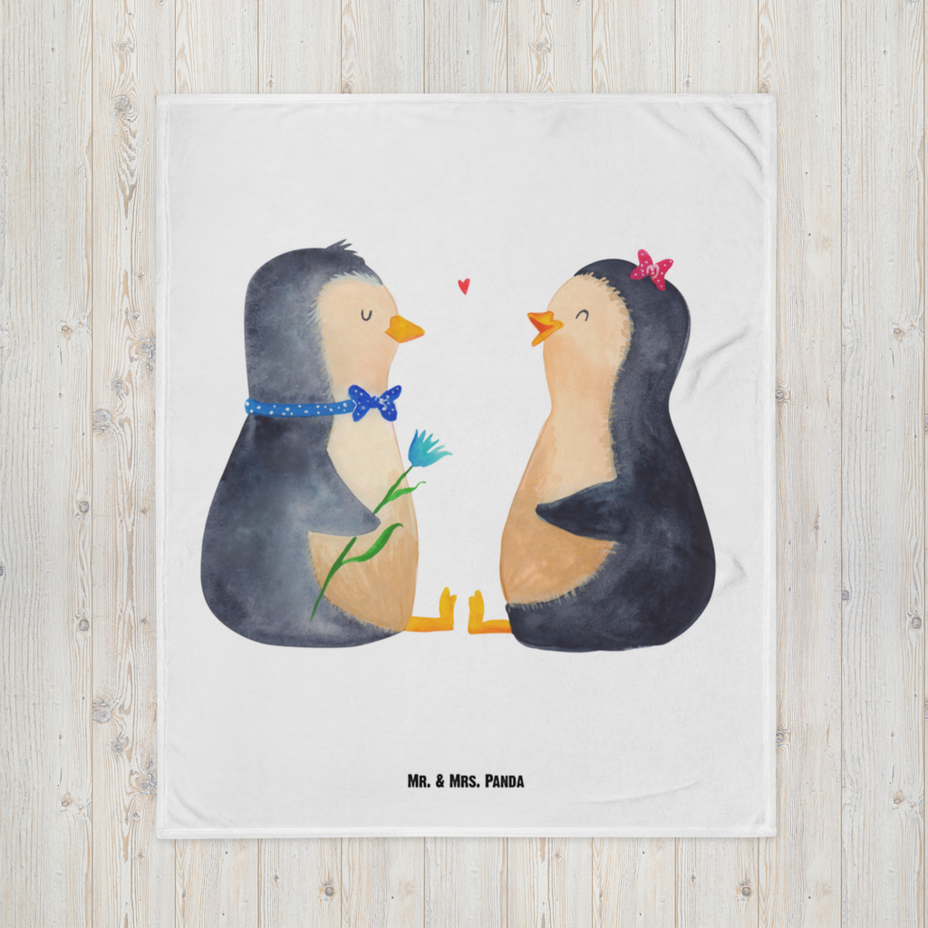 Babydecke Pinguin Pärchen Pinguin, Pinguine, Liebe, Liebespaar, Liebesbeweis, Liebesgeschenk, Verlobung, Jahrestag, Hochzeitstag, Hochzeit, Hochzeitsgeschenk, große Liebe, Traumpaar Babydecke, Babygeschenk, Geschenk Geburt, Babyecke Kuscheldecke, Krabbeldecke  Pinguin
