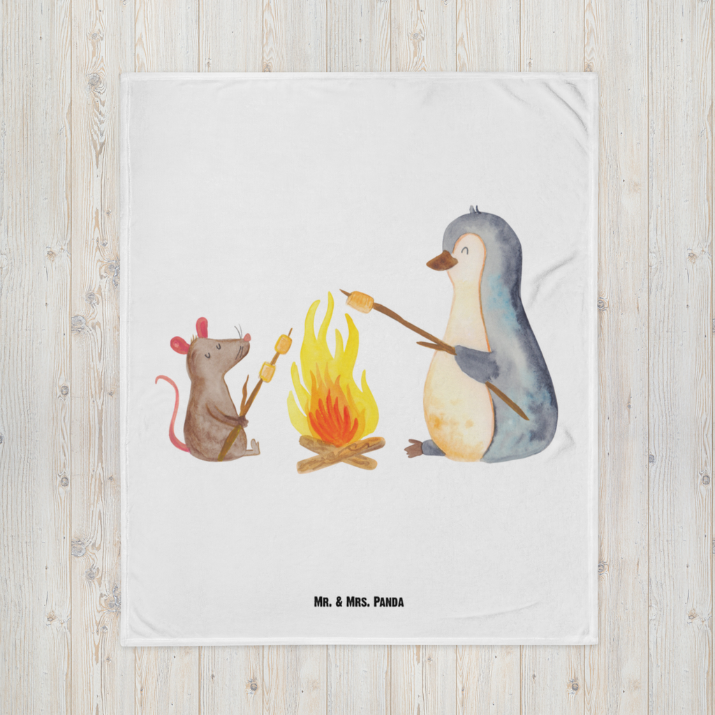Babydecke Pinguin Lagerfeuer Pinguin, Maus, Pinguine, Lagerfeuer, Leben, Arbeit, Job, Motivation, Büro, Büroalltag, Lebensspruch, Lebensmotivation, Neustart, Liebe, grillen, Feuer, Marshmallows Babydecke, Babygeschenk, Geschenk Geburt, Babyecke Kuscheldecke, Krabbeldecke  Pinguin