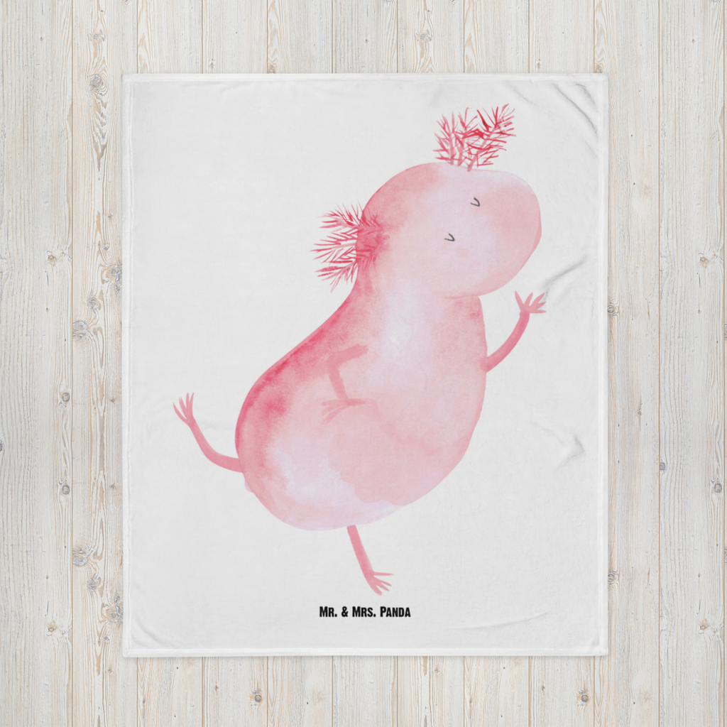 Babydecke Axolotl tanzt Babydecke, Babygeschenk, Geschenk Geburt, Babyecke Kuscheldecke, Krabbeldecke, Axolotl, Molch, Axolot, Schwanzlurch, Lurch, Lurche, Dachschaden, Sterne, verrückt, Freundin, beste Freundin