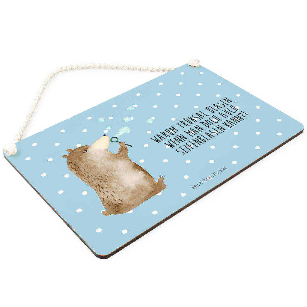 Deko Schild Bär Seifenblasen Seifenblasen Bär Lustig Sein Glücklich Traurig Happy Schild, Türschild, Holzschild, Wandschild, Wanddeko  Bär, Teddy, Teddybär