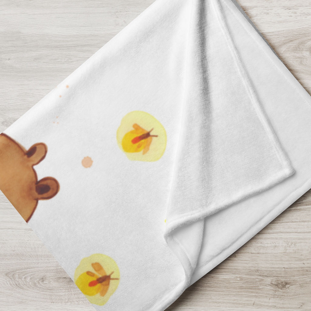 Babydecke Bär & Marienkäfer Lagerfeuer Lagerfeuer, Bär,  Babydecke, Babygeschenk, Geschenk Geburt, Babyecke Kuscheldecke, Krabbeldecke  Bär, Teddy, Teddybär
