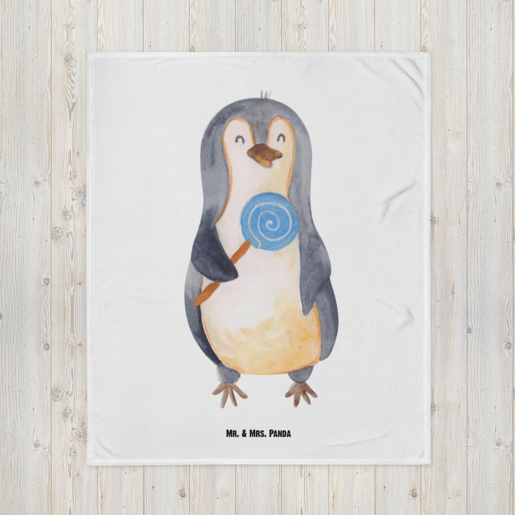 Babydecke Pinguin Lolli Pinguin, Pinguine, Lolli, Süßigkeiten, Blödsinn, Spruch, Rebell, Gauner, Ganove, Rabauke Babydecke, Babygeschenk, Geschenk Geburt, Babyecke Kuscheldecke, Krabbeldecke  Pinguin