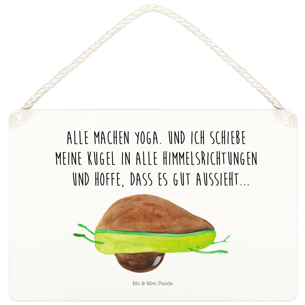 Dekoschild Avocado Yoga Avocado Yoga Vegan Schild, Türschild, Holzschild, Wandschild, Wanddeko  Avocado, Veggie, Vegan, Gesund