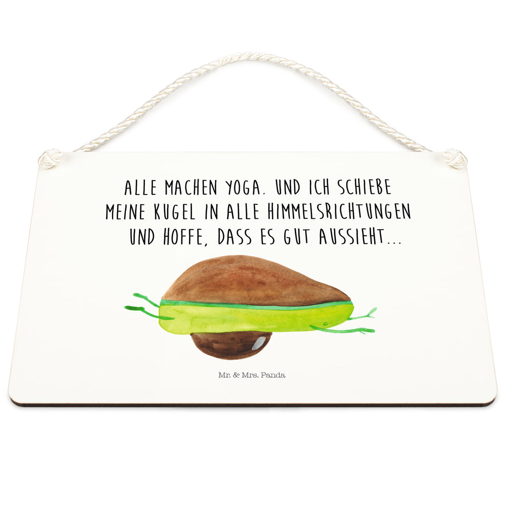 Dekoschild Avocado Yoga Avocado Yoga Vegan Schild, Türschild, Holzschild, Wandschild, Wanddeko  Avocado, Veggie, Vegan, Gesund