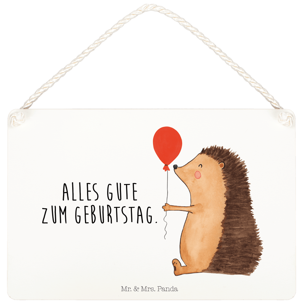Deko Schild Igel mit Luftballon Igel, Geburtstag, Herzlichen Glückwunsch, Glückwunsch, Geburtstagskind, Ballon, Happy Birthday Schild, Türschild, Holzschild, Wandschild, Wanddeko  süße Tiermotive, gute Laune, lustige Sprüche, Tiere