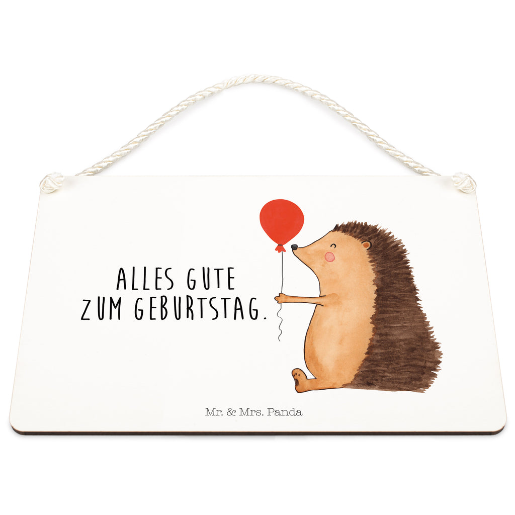 Deko Schild Igel mit Luftballon Igel, Geburtstag, Herzlichen Glückwunsch, Glückwunsch, Geburtstagskind, Ballon, Happy Birthday Schild, Türschild, Holzschild, Wandschild, Wanddeko  süße Tiermotive, gute Laune, lustige Sprüche, Tiere